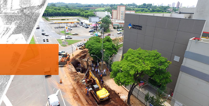 Drenagem Externa - Shopping Piracicaba